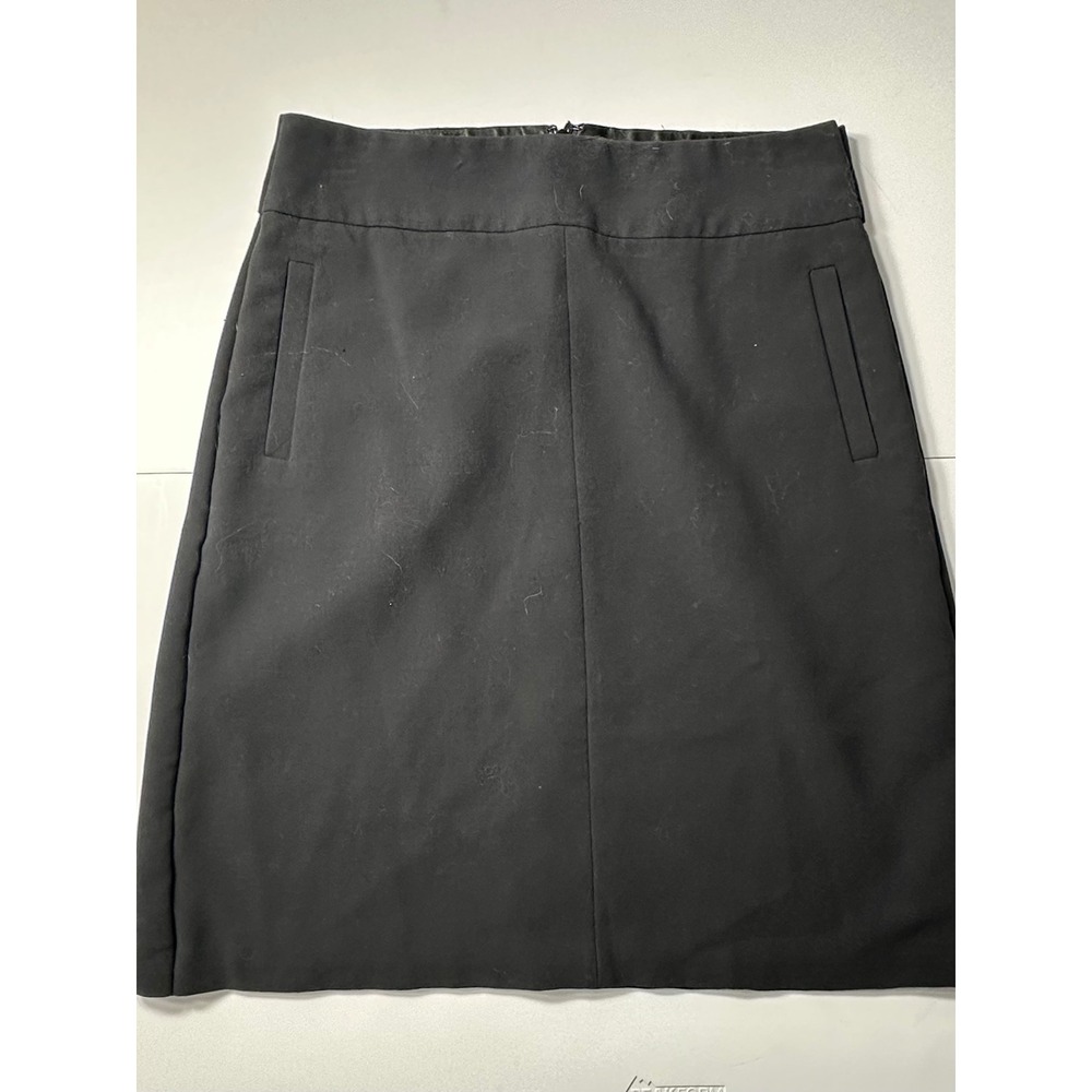 Banana Republic Womens Black Stretch Pencil Skirt Size 8 Lined Workwear Office
